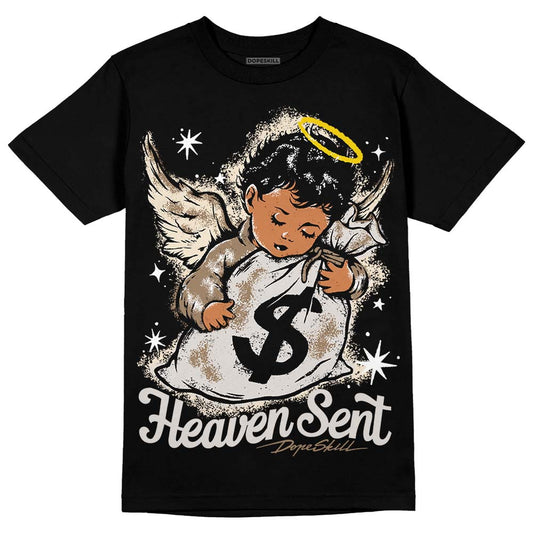 Jordan 5 SE “Sail” DopeSkill T-Shirt Heaven Sent Graphic Streetwear - Black