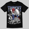 Jordan 1 High OG Rare Air "Deep Royal Blue" DopeSkill T-Shirt Threat Graphic Streetwear - Black