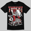 Jordan 1 High OG Rare Air “Cinnabar” DopeSkill T-Shirt Threat Graphic Streetwear - Black