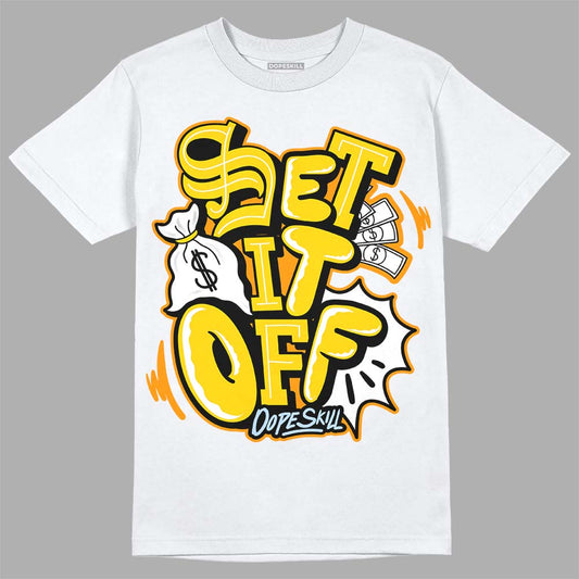 Jordan 6 “Yellow Ochre” DopeSkill T-Shirt Set It Off Graphic Streetwear - White