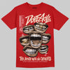 Jordan 1 Retro High OG Black Toe Reimagined DopeSkill T-Shirt The Mouth With No Droughts Graphic Streetwear - Red