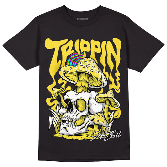 Jordan 11 Low 'Yellow Snakeskin' DopeSkill T-Shirt Trippin Graphic Streetwear - Black