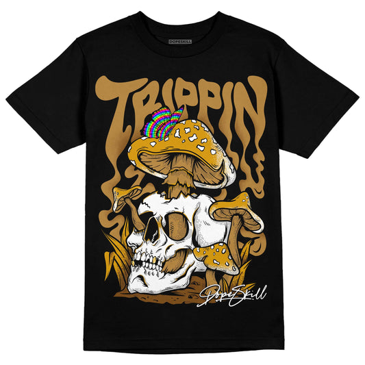 Jordan 13 Wheat 2023 DopeSkill T-Shirt Trippin Graphic Streetwear - Black
