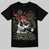 Olive Sneakers DopeSkill T-Shirt Drip Season Graphic Streetwear - Black
