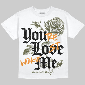 Olive Sneakers DopeSkill Oversize Print T-Shirt You’re Lost Without Me Graphic Streetwear