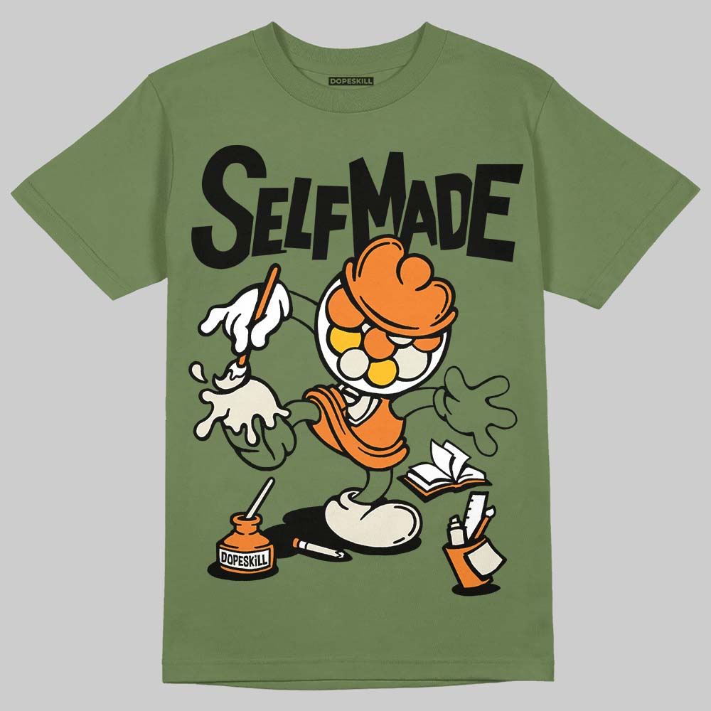 Jordan 4 Retro OG SP Undefeated (2025) DopeSkill T-Shirt Self Made Graphic Streetwear - Military Green