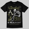 Jordan 3 “Medium Olive” aka “Family Affair” DopeSkill T-Shirt Broken Bones Graphic Streetwear - Black