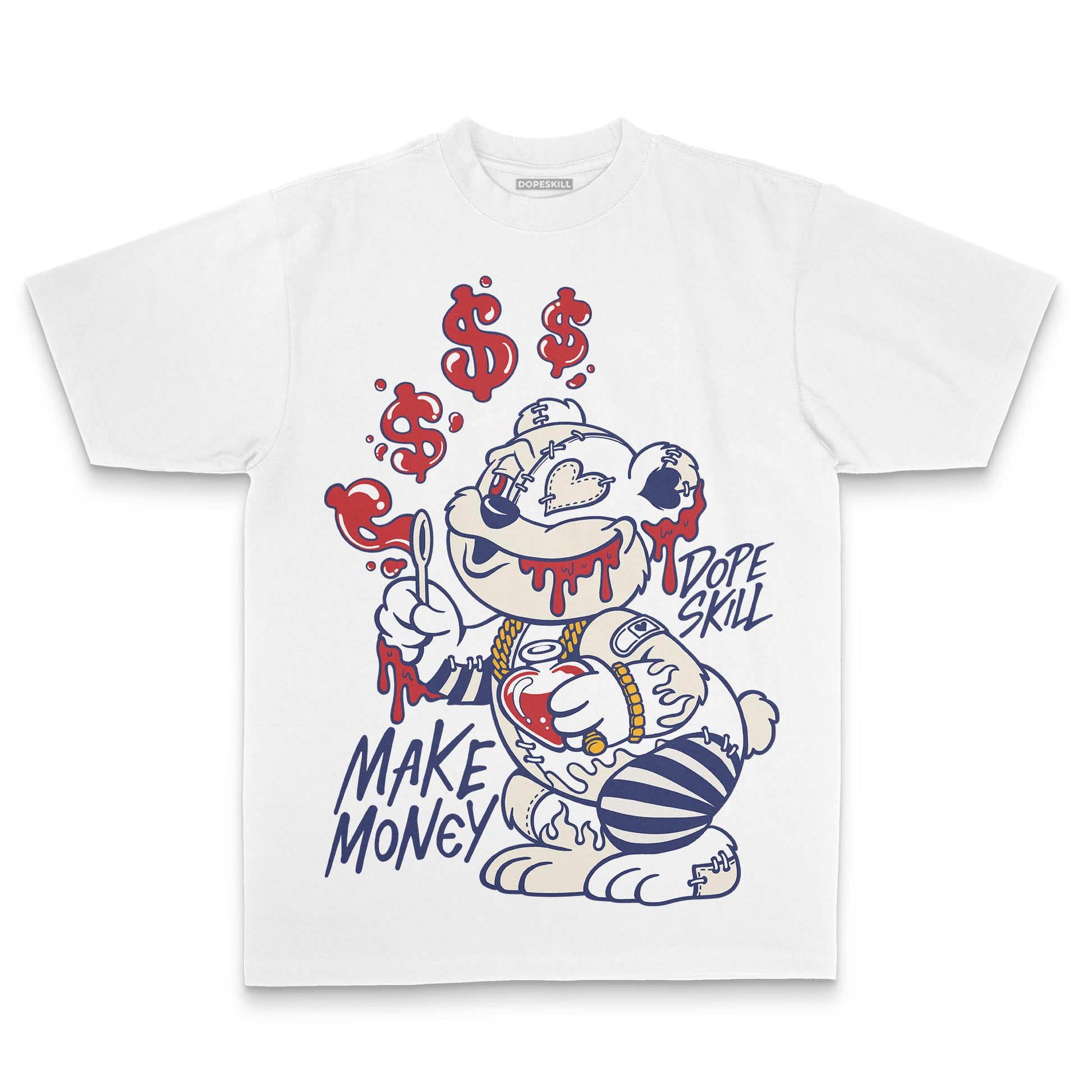 Jordan 11 “Rare Air” DopeSkill T-Shirt Make Money Graphic Streetwear - White