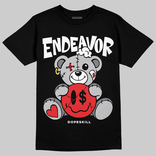 Grey Sneakers DopeSkill T-Shirt Endeavor Graphic Streetwear - Black