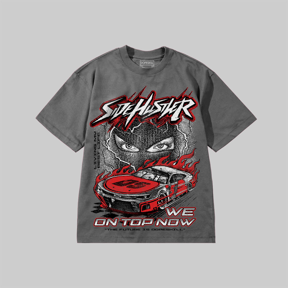 New Side Hustler DopeSkill Premium T-shirt Streetwear - Grey