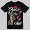 Grey Sneakers DopeSkill T-Shirt Rolling in Money Graphic Streetwear - Black