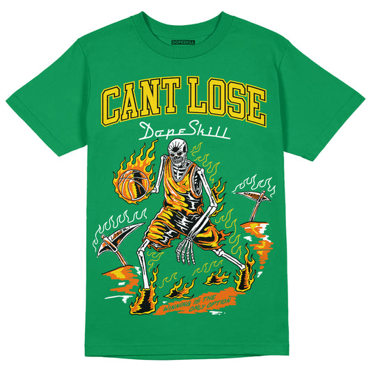 Green Sneakers DopeSkill Green T-shirt Cant Lose Graphic Streetwear
