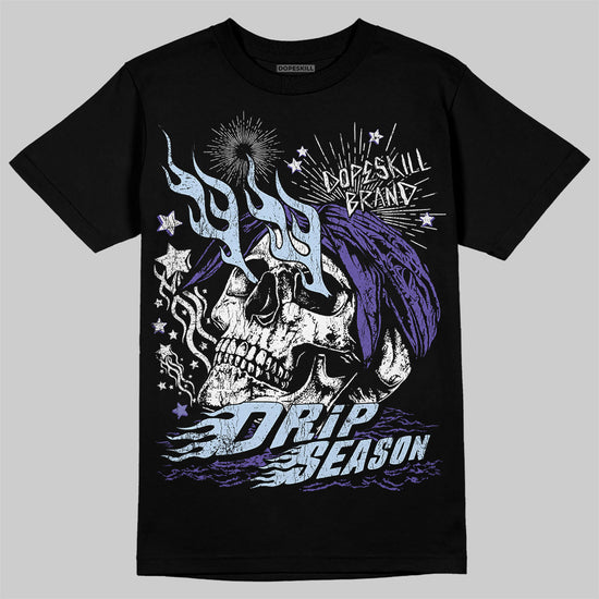 Jordan 5 OG “Grape” DopeSkill T-Shirt Drip Season Graphic Streetwear - Black