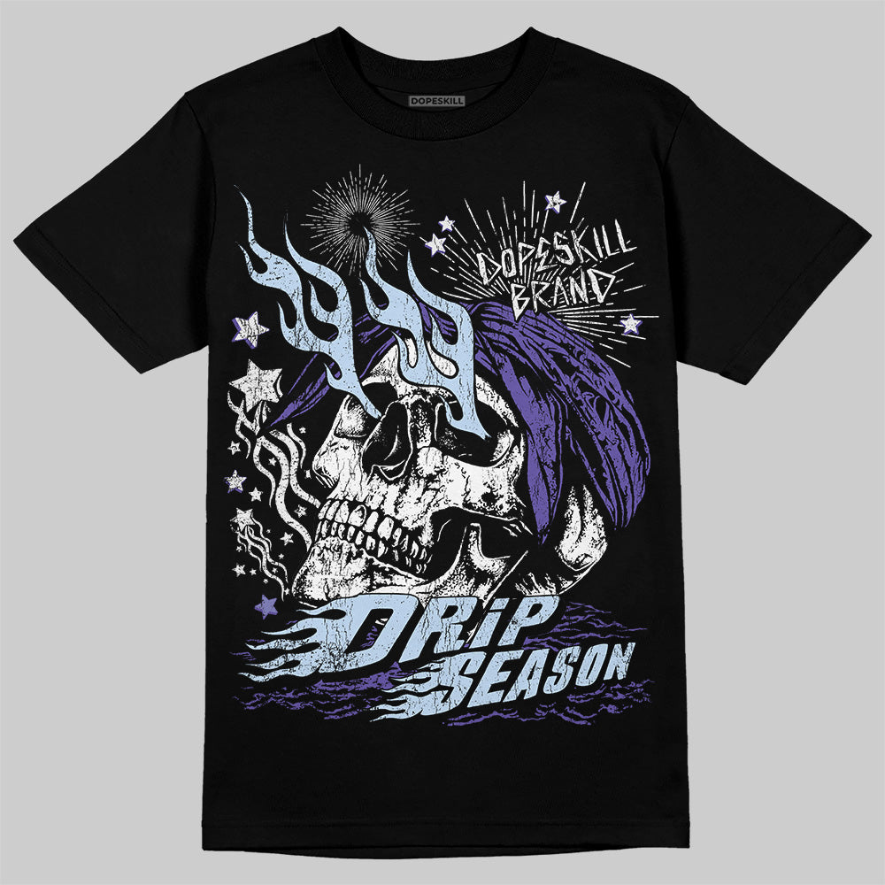Jordan 5 OG “Grape” DopeSkill T-Shirt Drip Season Graphic Streetwear - Black