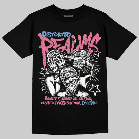 Jordan 1 High OG "Self-Expression" DopeSkill T-Shirt Distorted Realms Graphic Streetwear - Black
