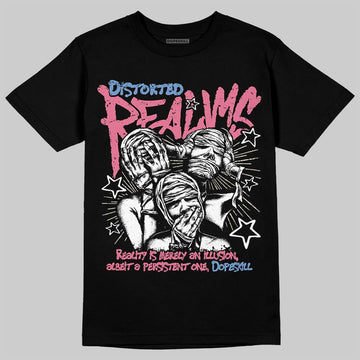 Jordan 1 High OG "Self-Expression" DopeSkill T-Shirt Distorted Realms Graphic Streetwear - Black