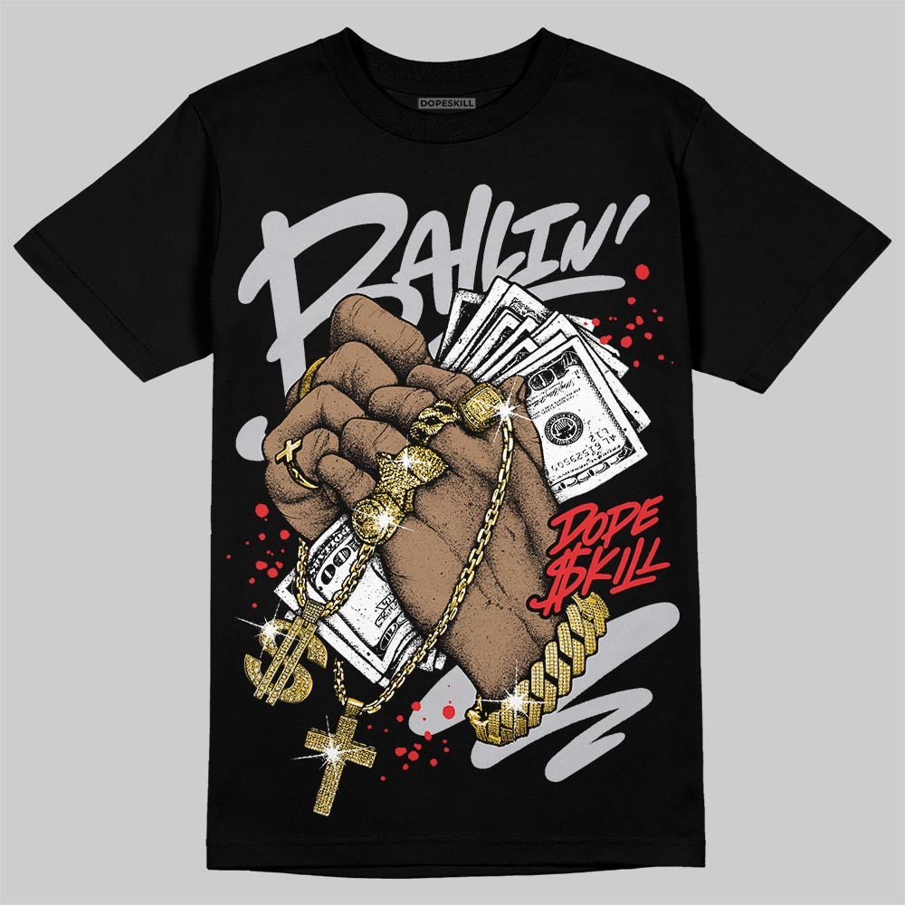 Grey Sneakers DopeSkill T-Shirt Always Ballin' Graphic Streetwear - Black