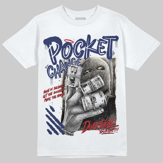 Jordan 11 “Rare Air” DopeSkill T-Shirt Pocket Change Graphic Streetwear - White