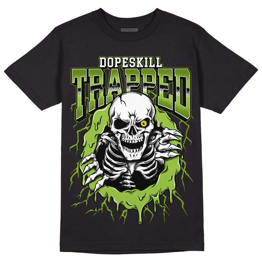 SB Dunk Low Chlorophyll DopeSkill T-Shirt Trapped Halloween Graphic Streetwear - Black