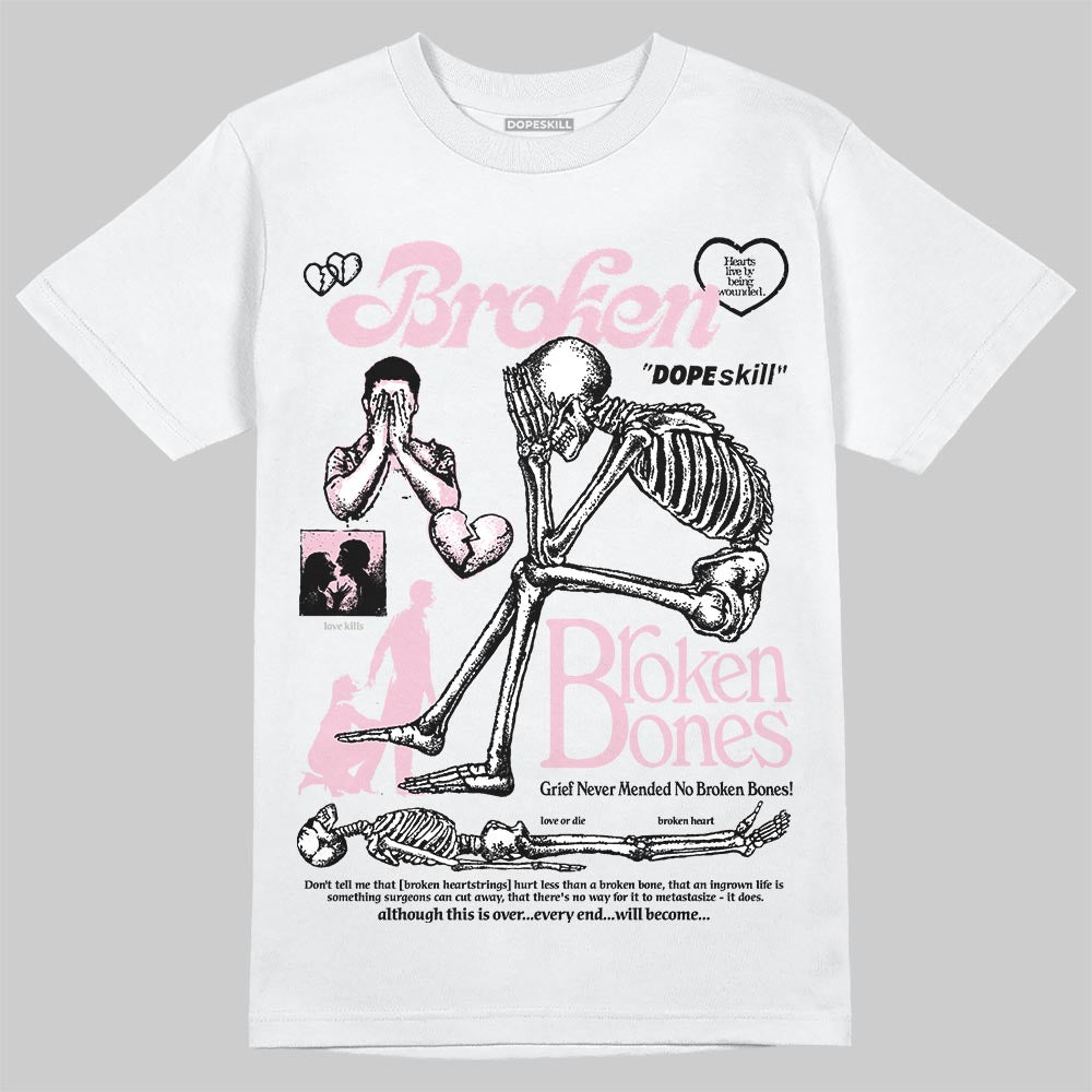 Jordan 5 OG “35th Anniversary” DopeSkill T-Shirt Broken Bones Graphic Streetwear - White