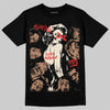 Jordan 4 Retro Cozy Girl DopeSkill T-Shirt Built Different Graphic Streetwear - Black