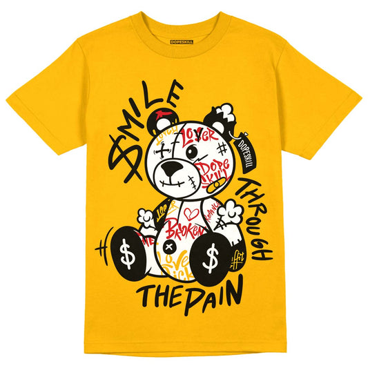 Jordan 13 Del Sol DopeSkill Del Sol T-shirt Smile Through The Pain Graphic Streetwear