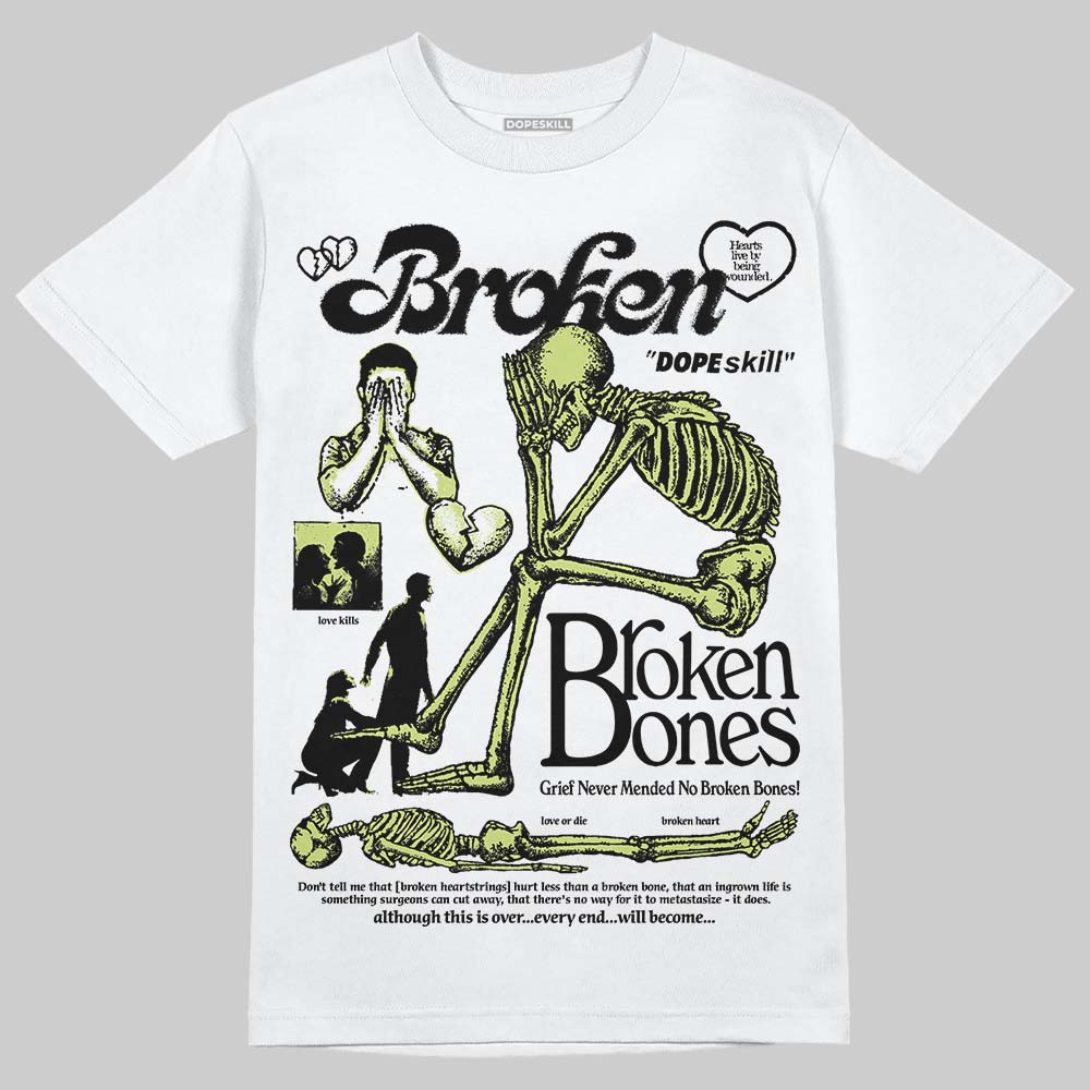 Jordan 11 “Inner Beast” DopeSkill T-Shirt Broken Bones Graphic Streetwear - White
