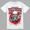 Jordan 11 Retro Cherry DopeSkill T-Shirt Trapped Halloween Graphic Streetwear - White