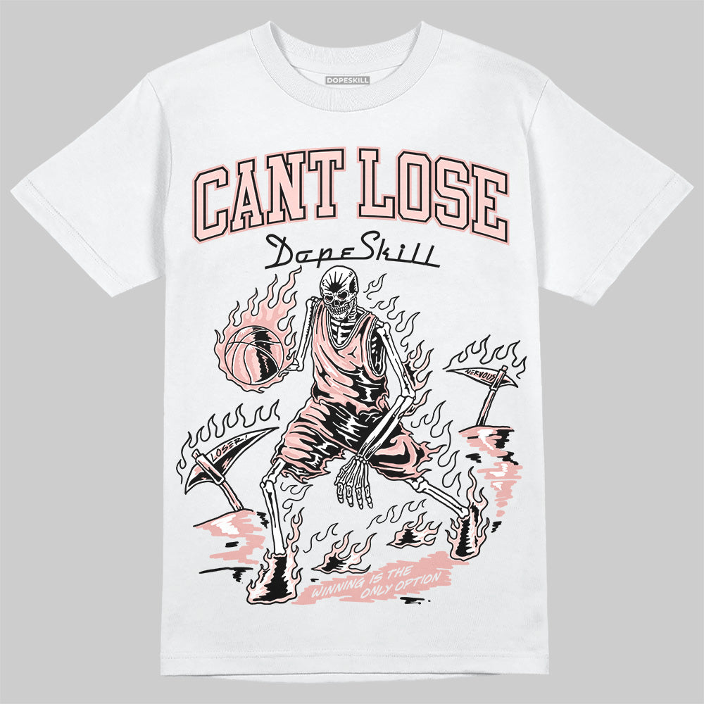 Lanvin Leather Curb Glitter Pale Pink DopeSkill T-Shirt Cant Lose Graphic Streetwear - White