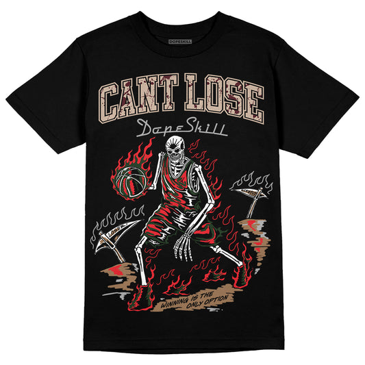 Dunk Low Freddy Krueger DopeSkill T-Shirt Cant Lose Graphic Streetwear - Black