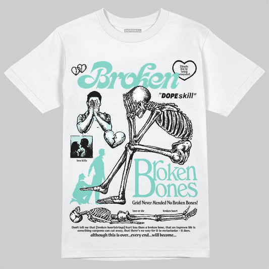 Jordan 11 Low "Igloo" DopeSkill T-Shirt Broken Bones Graphic Streetwear - White
