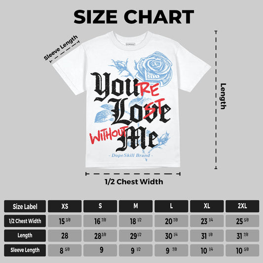 Melo 12s DopeSkill Oversize Print T-Shirt You’re Lost Without Me Graphic