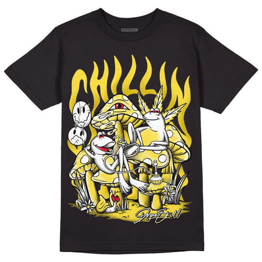 Jordan 11 Low 'Yellow Snakeskin' DopeSkill T-Shirt Chillin Graphic Streetwear - Black