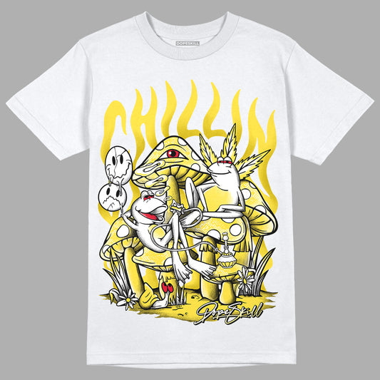 Jordan 11 Low 'Yellow Snakeskin' DopeSkill T-Shirt Chillin Graphic Streetwear - White