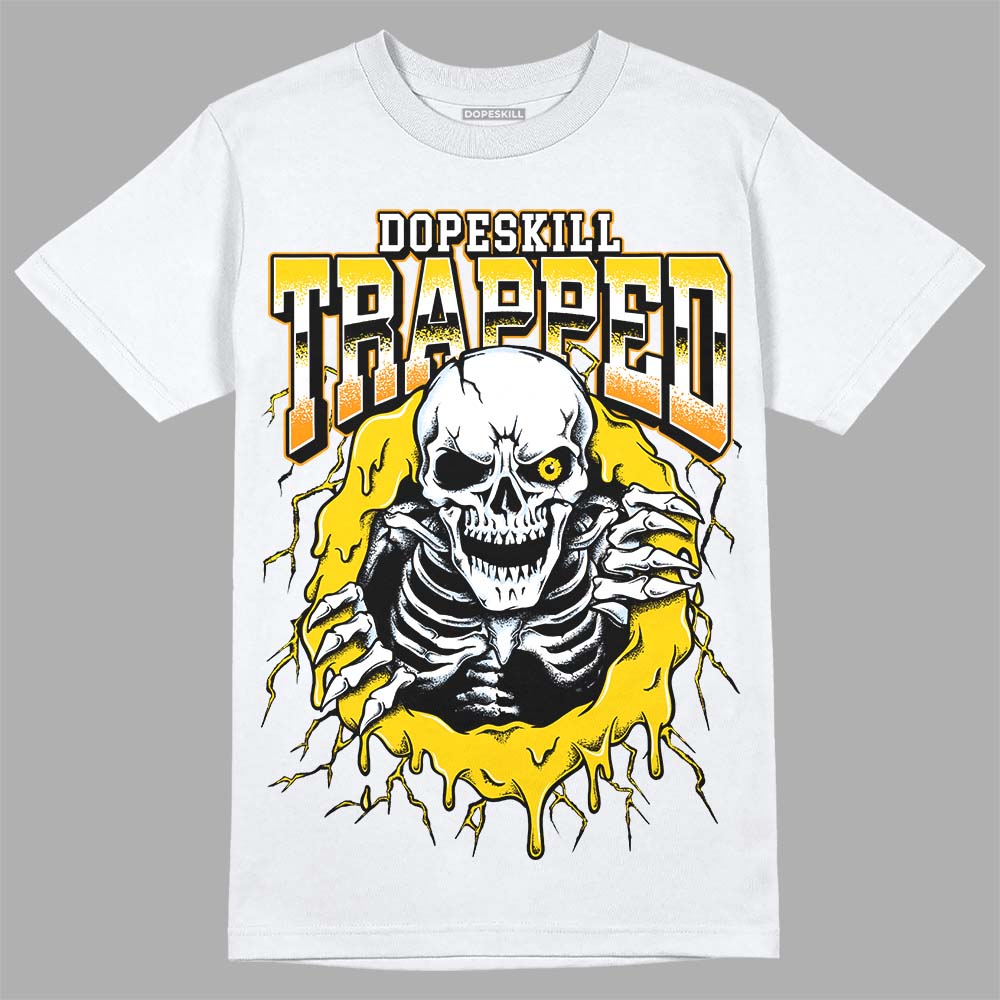 Jordan 6 “Yellow Ochre” DopeSkill T-Shirt Trapped Halloween Graphic Streetwear - White
