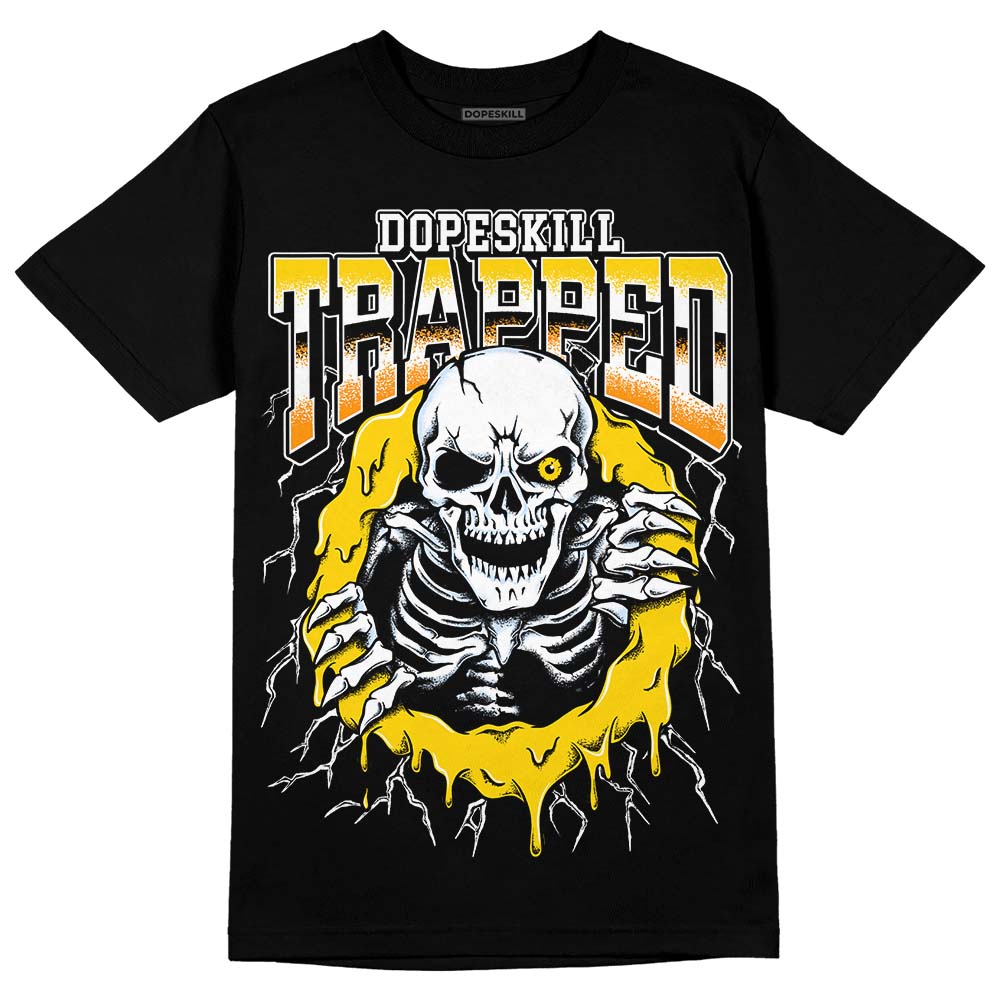 Jordan 6 “Yellow Ochre” DopeSkill T-Shirt Trapped Halloween Graphic Streetwear - Black
