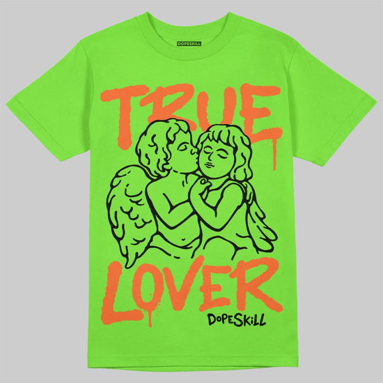 Neon Green Sneakers DopeSkill T-Shirt True Lover Graphic Streetwear - Lime