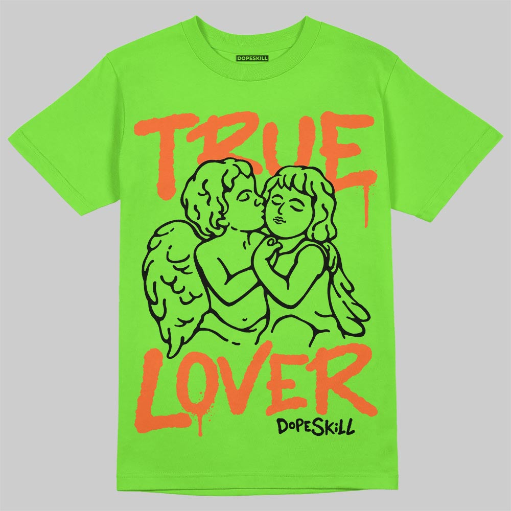 Neon Green Sneakers DopeSkill T-Shirt True Lover Graphic Streetwear - Lime