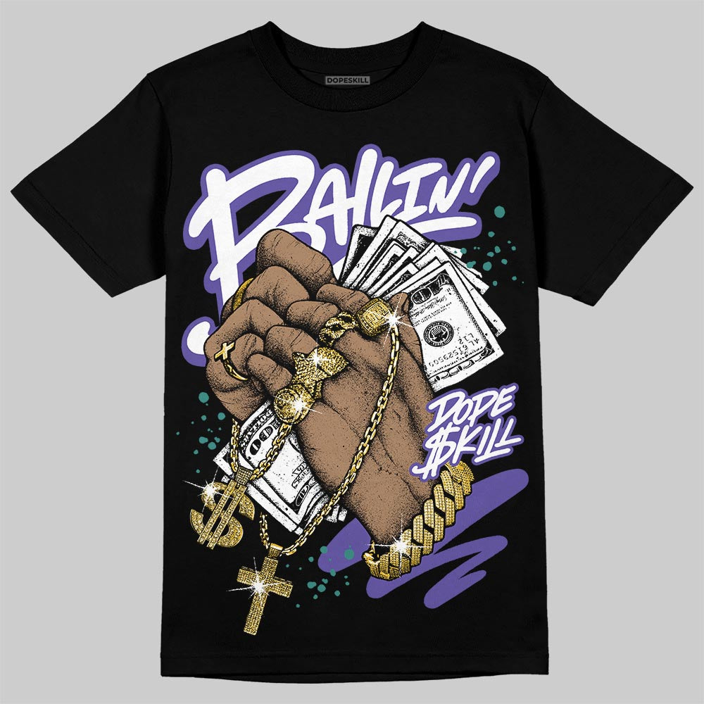 Jordan 5 OG “Grape” DopeSkill T-Shirt Always Ballin' Graphic Streetwear - Black