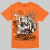 Orange, Black and White Sneakers DopeSkill T-Shirt Drip Season Graphic Streetwear - Orange