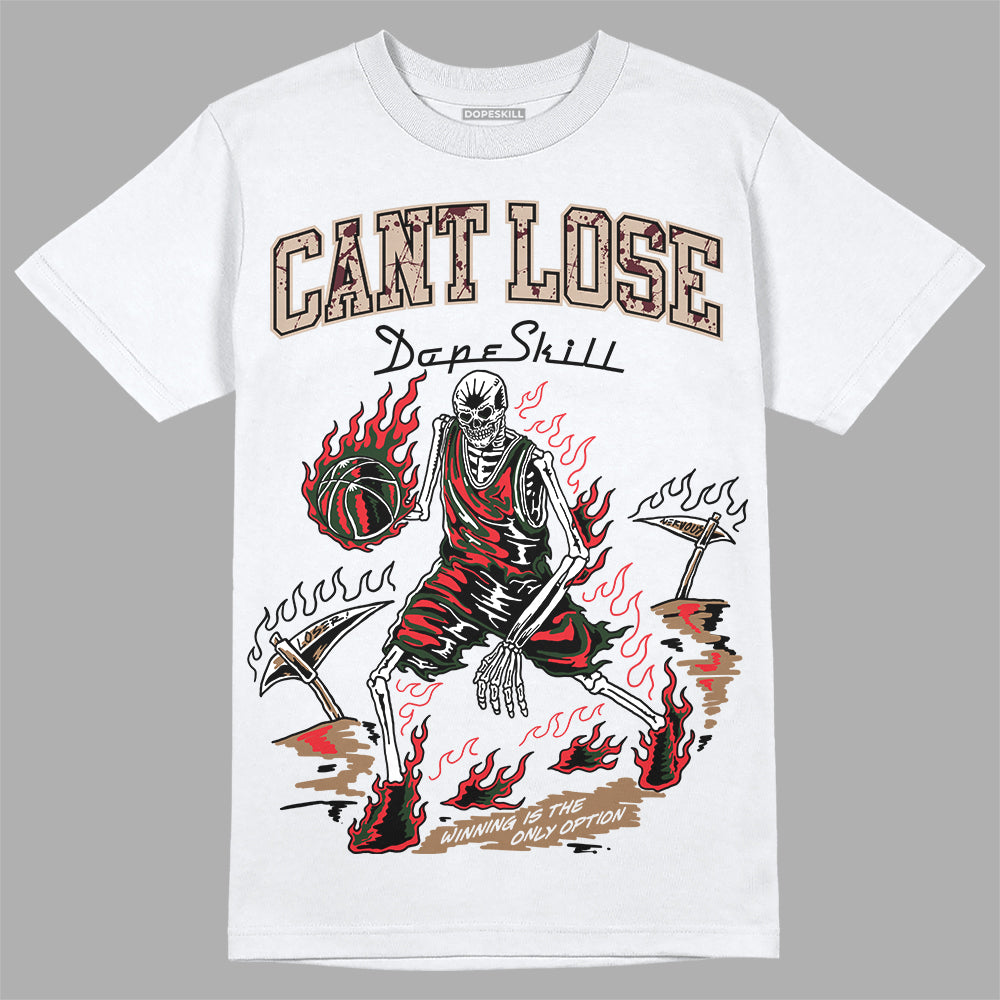 Dunk Low Freddy Krueger DopeSkill T-Shirt Cant Lose Graphic Streetwear - White