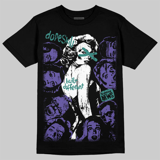 Jordan 5 OG “Grape” DopeSkill T-Shirt Built Different Graphic Streetwear - Black