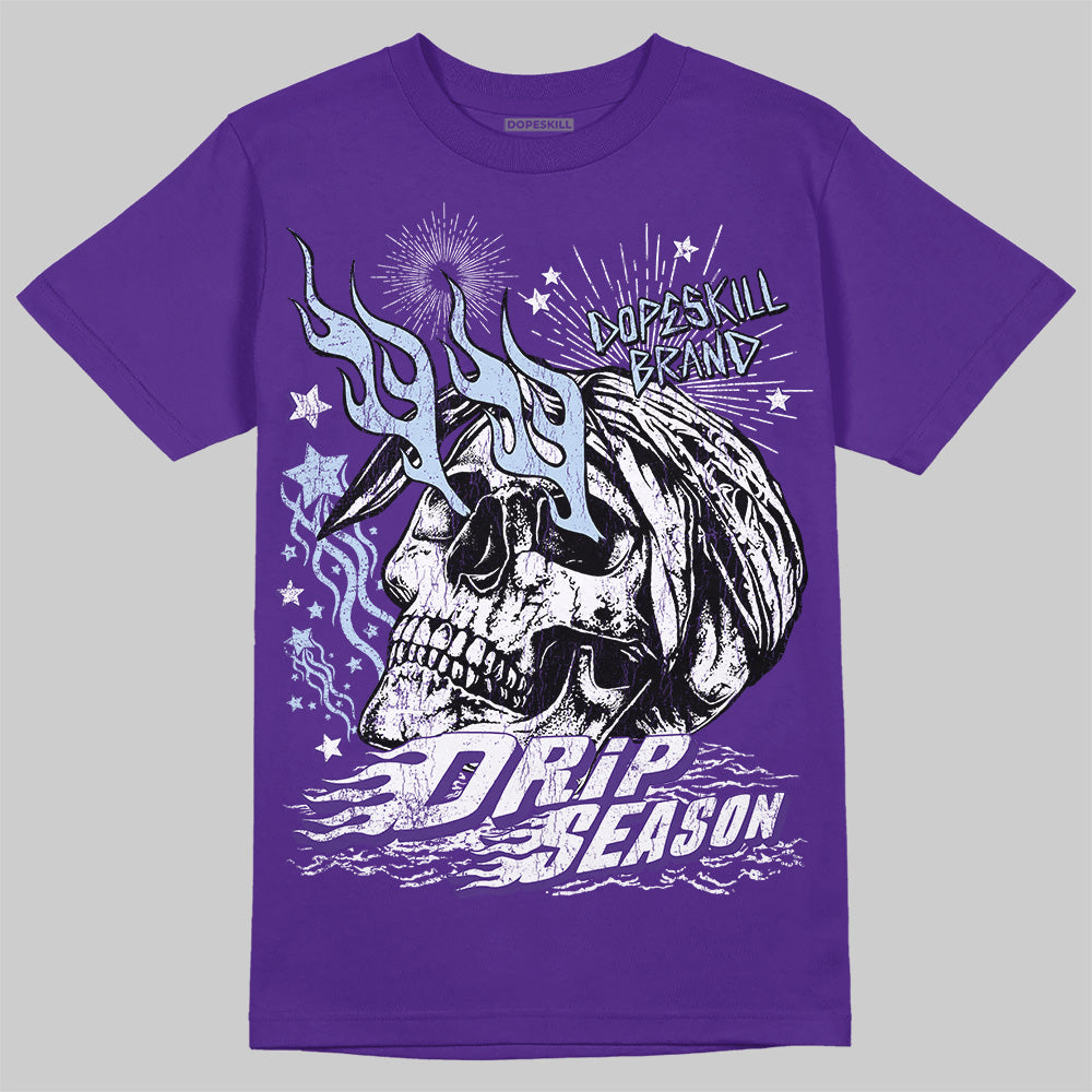 Jordan 5 OG “Grape” DopeSkill T-Shirt Drip Season Graphic Streetwear - Purple