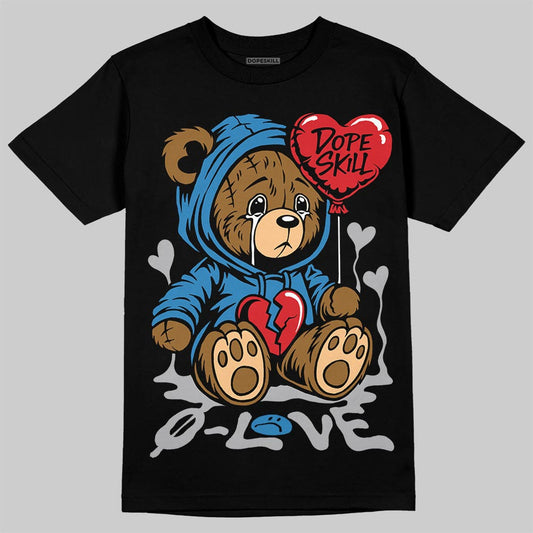 Jordan 3 Retro OG Rare Air DopeSkill T-Shirt Broken Bear Graphic Streetwear - Black