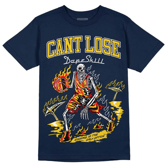 Dunk Low Vintage “Michigan” DopeSkill Midnight Navy T-Shirt Cant Lose Graphic Streetwear