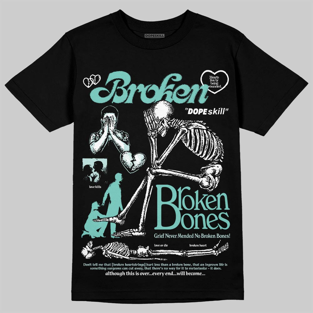 Jordan 11 Low "Igloo" DopeSkill T-Shirt Broken Bones Graphic Streetwear - Black