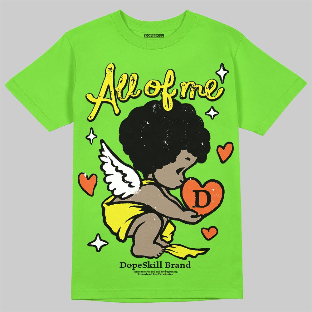 Neon Green Sneakers DopeSkill T-Shirt All Of Me Graphic Streetwear - Lime