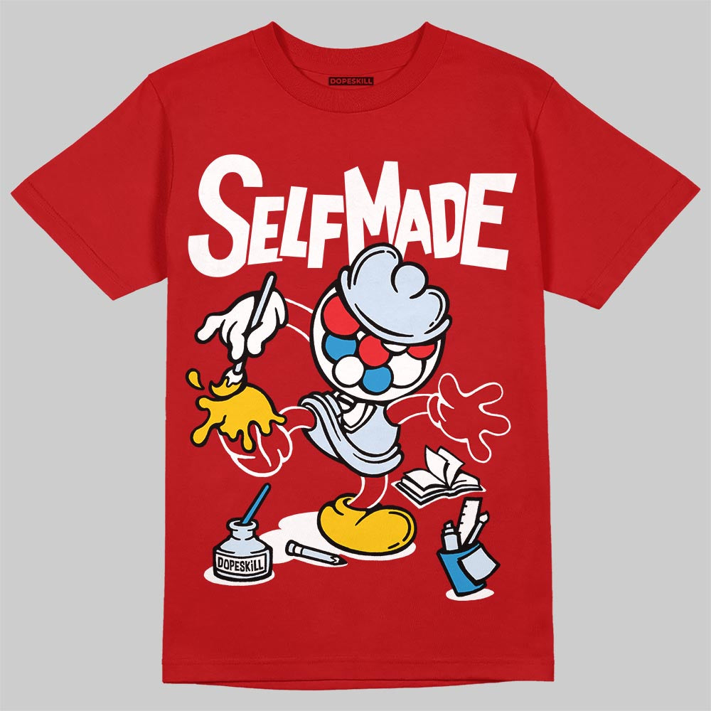 Jordan 11 Retro Cherry DopeSkill T-Shirt Self Made Graphic Streetwear - Red
