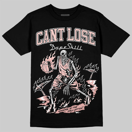 Lanvin Leather Curb Glitter Pale Pink DopeSkill T-Shirt Cant Lose Graphic Streetwear - Black