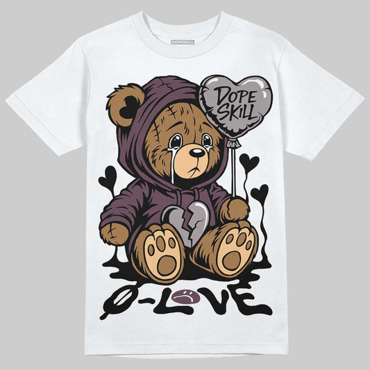 A Ma Maniére x Air Jordan 5 “Violet Ore” DopeSkill T-Shirt Broken Bear Graphic Streetwear - White